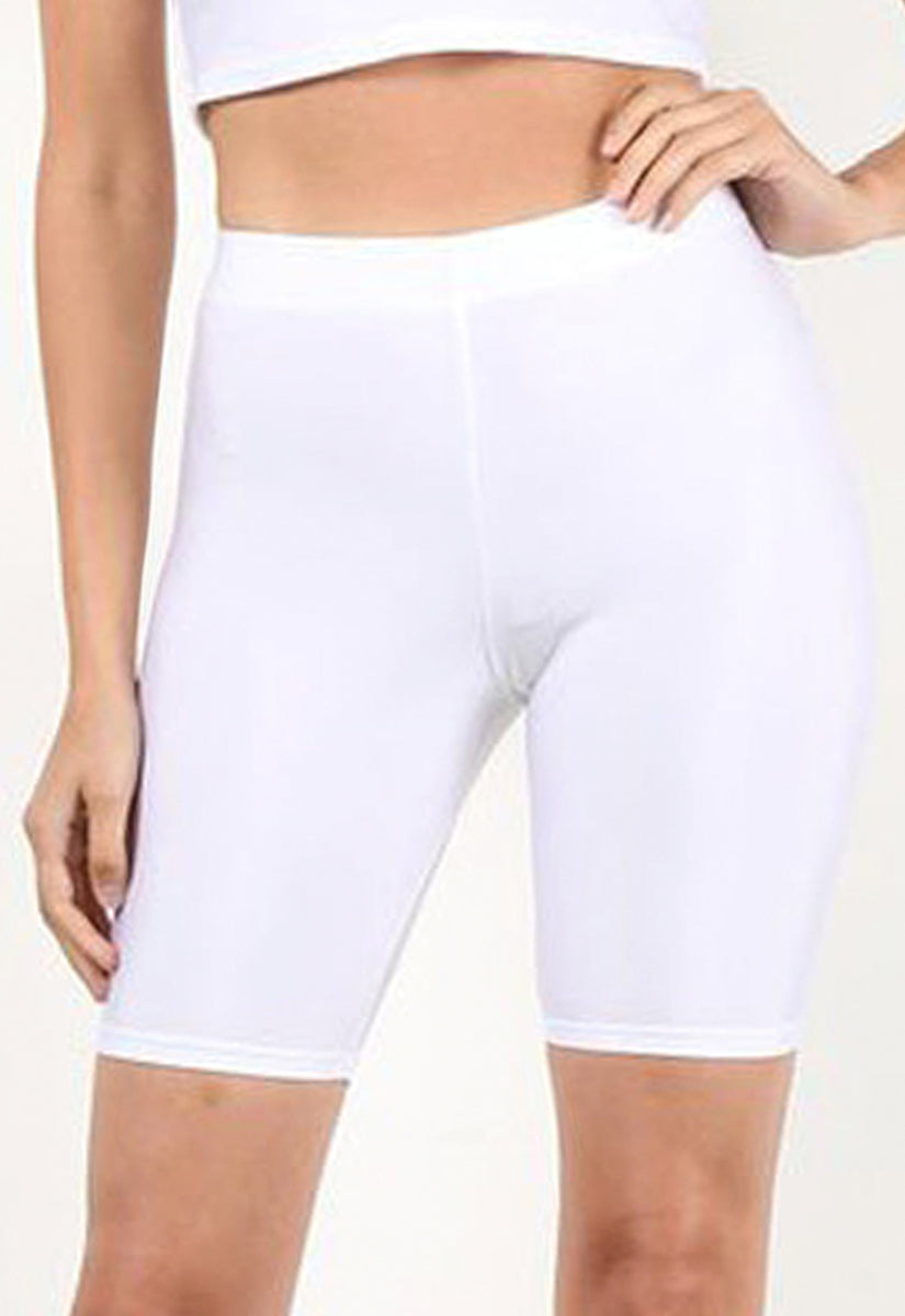 Shiny Biker Short-Tricot