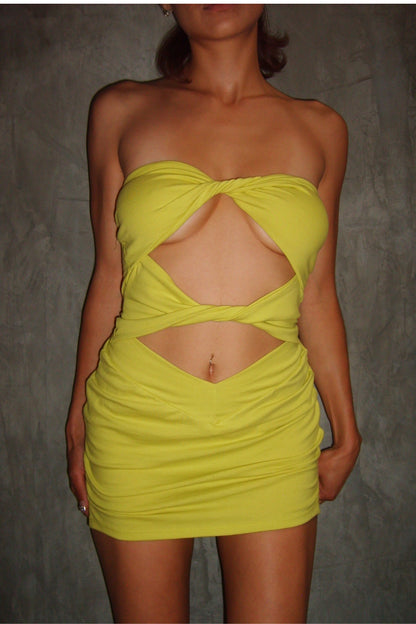 Twisted Mini Dress- 11 Colors