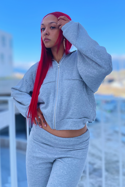 Style Colored Sweat Suits Wholesale Winter Casual Solid Color