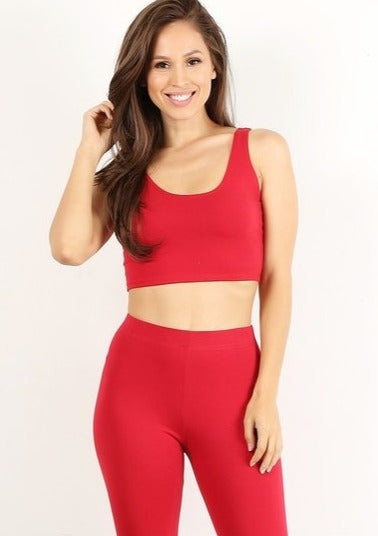 Crop Tank Biker Set-12 Colors