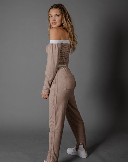 Black Terry Bardot Set (Bulk)