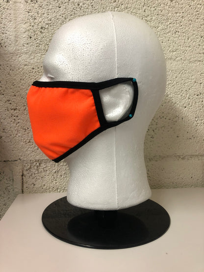 Neon Orange Face Mask