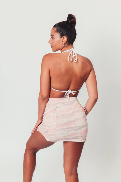 Pink Camo Mini Skirt (6pc)