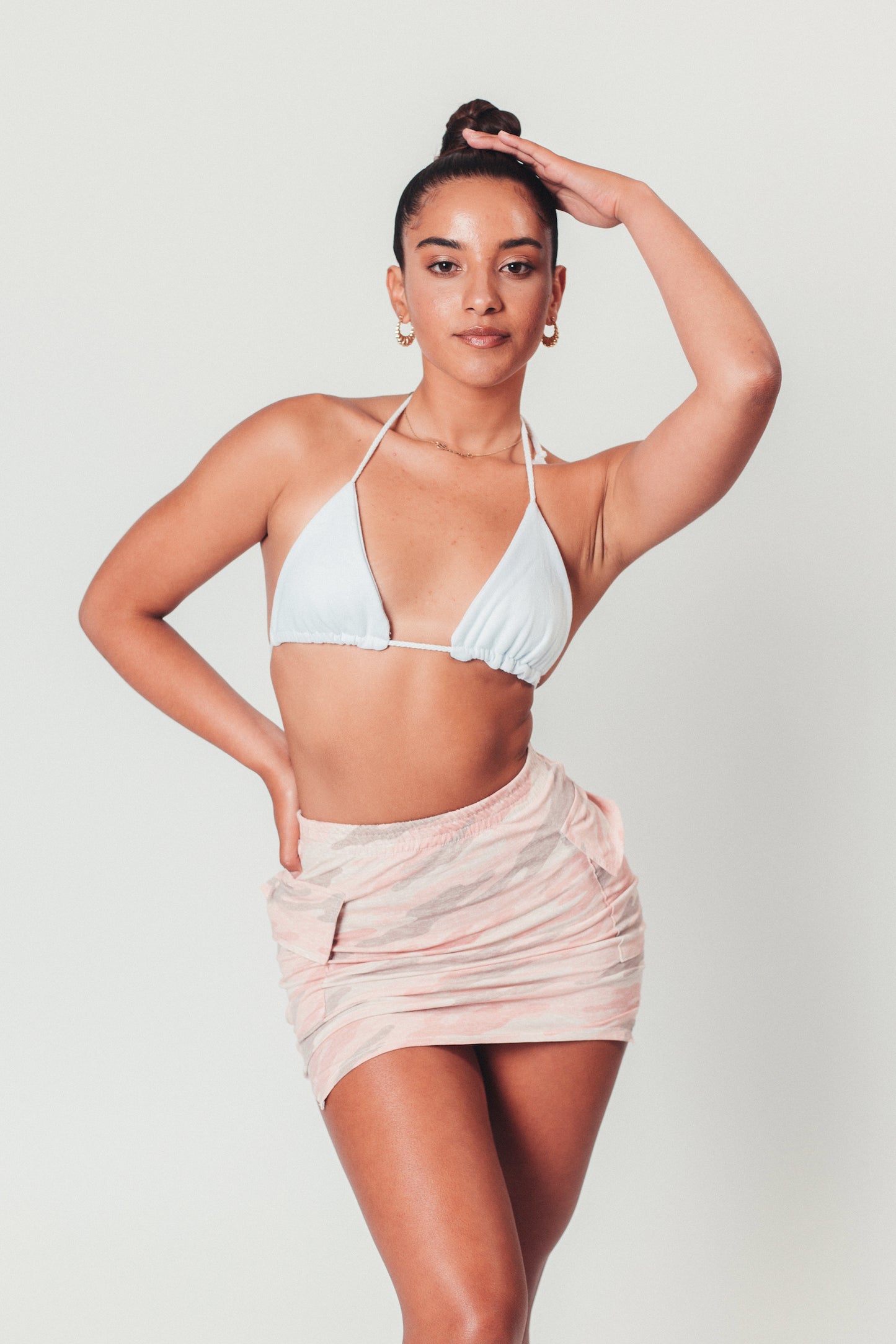 Pink Camo Mini Skirt (6pc)