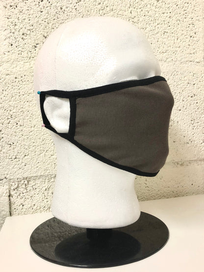 Taupe Cotton Face Mask