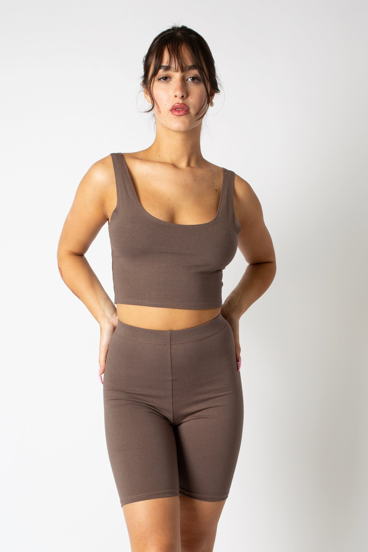 Crop Tank Biker Set-12 Colors