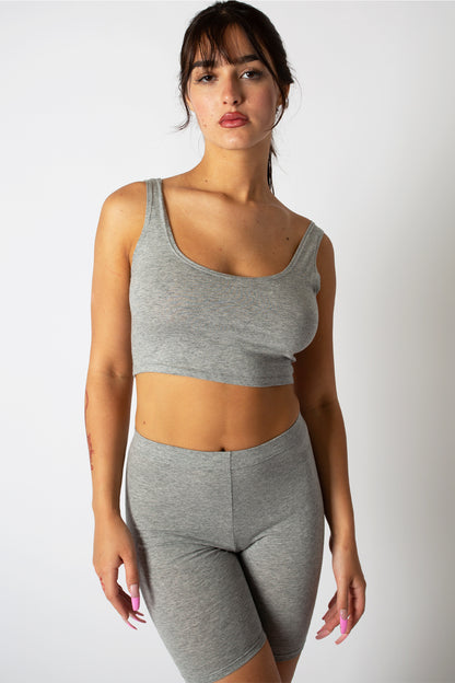 Crop Tank Biker Set-12 Colors