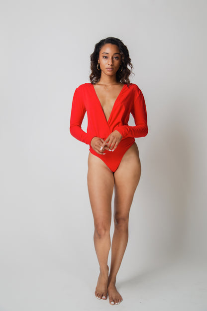 Red Royal Bodysuits (6pcs)